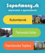 3apartmany: GOLEM v Tatranskej trbe a PIKK v historickej asti kpeov Trenianske Teplice veda hotela Panorama a hotela Kristoff Plaza